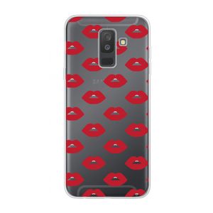 Lips: Samsung Galaxy A6 Plus (2018) Transparant Hoesje