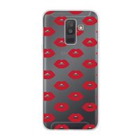 Lips: Samsung Galaxy A6 Plus (2018) Transparant Hoesje