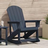 Adirondack Schommelstoel Marineblauw 92 x 73,5 x 92 cm HDPE