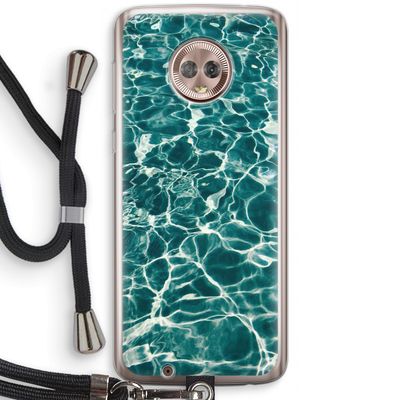Weerkaatsing water: Motorola Moto G6 Transparant Hoesje met koord