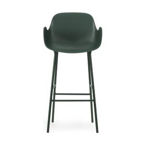 Normann Copenhagen Form barkruk met armleuning H65 green