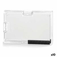 Identiteitskaarthoesje Durable PUSHBOX DUO Transparant Plastic 5,4 x 8,7 cm (10 Stuks)
