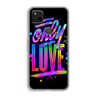 Only Love: Google Pixel 4a Transparant Hoesje