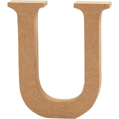 Creativ Company Letter u mdf 13cm, 1st.