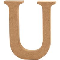 Creativ Company Letter u mdf 13cm, 1st.