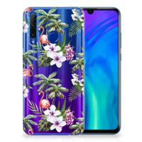 Honor 20 Lite | TPU Hoesje | Flamingo Palms