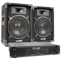 Max Complete 400W Speakerset MAX8 met Versterker