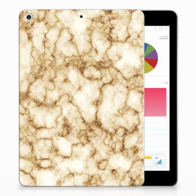 Apple iPad 9.7 2018 | 2017 Tablet Back Cover Marmer Goud Apple iPad 9.7 2018 | 2017 Tablet Back Cover Marmer Goud