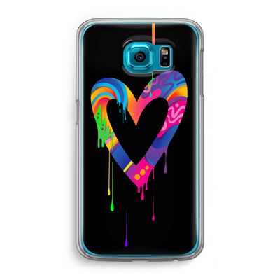 Melts My Heart: Samsung Galaxy S6 Transparant Hoesje