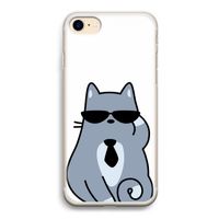 Cool cat: iPhone 7 Transparant Hoesje