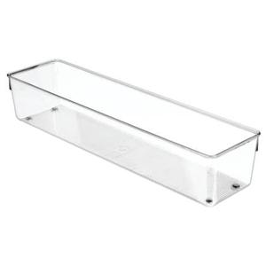 iDesign - Lade Organizer, 10.2 x 40.6 x 7.6 cm, Kunststof, Transparant