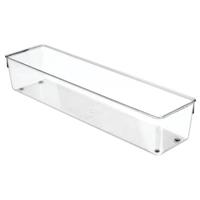 iDesign - Lade Organizer, 10.2 x 40.6 x 7.6 cm, Kunststof, Transparant