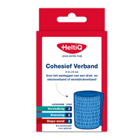 HeltiQ Cohesief Verband 4mx8cm - thumbnail