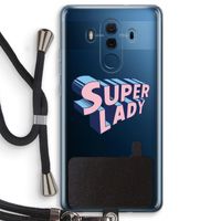 Superlady: Huawei Mate 10 Pro Transparant Hoesje met koord