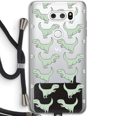 Dinos: LG V30 Transparant Hoesje met koord