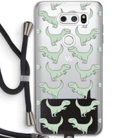 Dinos: LG V30 Transparant Hoesje met koord