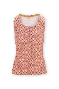 Pip Studio Mouwloze Top Verano Lila M