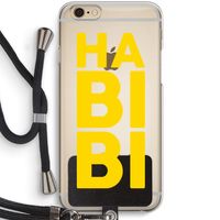Habibi Majorelle : iPhone 6 / 6S Transparant Hoesje met koord