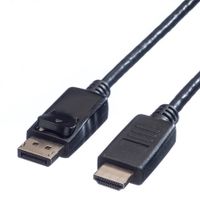 Value DisplayPort Kabel DP - HDTV, M/M 3 m