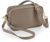 Atlantis BG758 Boutique Structured Cross Body Bag - Taupe - 21 x 13 x 7 cm