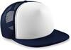 Beechfield CB645 Vintage Snapback Trucker Cap - French Navy/White - One Size