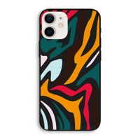 Colored Zebra: iPhone 12 Biologisch afbreekbaar hoesje