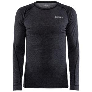 Craft Core Wool Merino LS Thermoshirt Heren Black Melange S