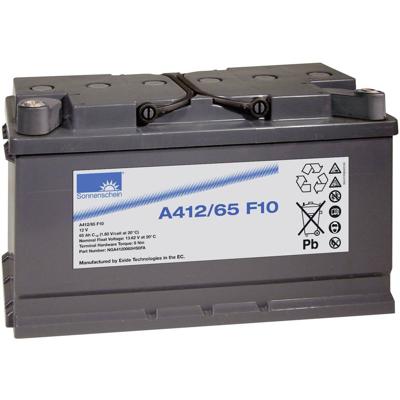 GNB Sonnenschein A412/65 F10 Loodaccu 12 V 65 Ah Loodgel (b x h x d) 353 x 196 x 175 mm M10-schroefaansluiting Onderhoudsvrij