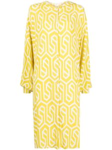 Bambah caftan Marrakesh à motif géométrique - Jaune