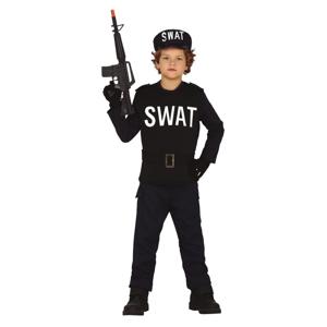 Carnaval verkleed set - Politie/swat kostuum - voor jongens/meisjes