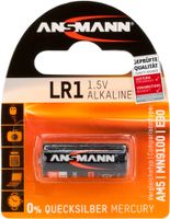 Ansmann 1,5 V Alkaline cell LR 1 Wegwerpbatterij - thumbnail