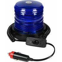 Zwaailamp - blauw - LED - 12V aansluiting - zwaailicht / zwaailichten - thumbnail