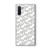 Zwanen: Samsung Galaxy Note 10 Transparant Hoesje