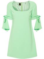 PINKO robe courte à poignets noués - Vert