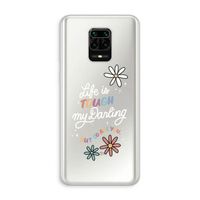 Tough Life: Xiaomi Redmi Note 10 Lite Transparant Hoesje