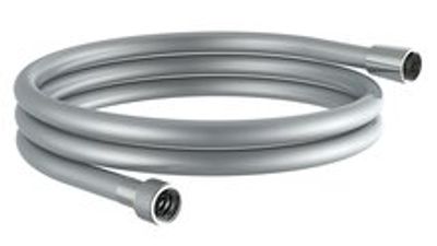 HOGAFLEX K-6 doucheslang, Silverflex, kunststof, zilver look lengte: ca. 175 cm ½" (Ø ca. 1,9 cm) standaard aansluiting inclusief waterbesparende pakking - tot wel 50% minder water verbruik g