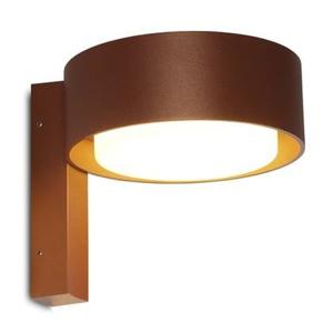 Marset Plaff-on! A wandlamp LED IP65 roestbruin