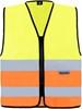 Korntex KX217 Hi-Vis Safety Vest Cologne With Front Zipper - Yellow/Orange - M