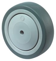 BS Rollen Reserve-wiel | wiel-d. 150 mm draagvermogen 100 kg | rubber grijs | as-d. 10 mm naaflengte 38 mm | 1 stuk - A85.151 A85.151