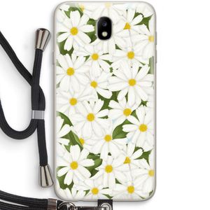 Summer Daisies: Samsung Galaxy J7 (2017) Transparant Hoesje met koord