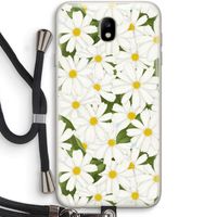 Summer Daisies: Samsung Galaxy J7 (2017) Transparant Hoesje met koord