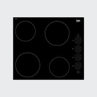 Beko HIC 64100 kookplaat Zwart Ingebouwd Inductiekookplaat zones 4 zone(s) - thumbnail