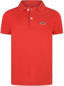 Lacoste Kids polo en coton logo brodé - Rouge