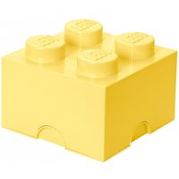 Room Copenhagen LEGO Storage Brick 4 Pastelgeel opbergdoos - thumbnail