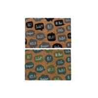 Deurmat DKD Home Decor Zwart Grijs Bruin Rubber Munt 2 Stuks Kokosvezel (60 x 40 x 1,5 cm)