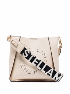 Stella McCartney mini sac porté épaule à logo Stella - Tons neutres