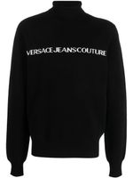 Versace Jeans Couture pull imprimé à col roulé - Noir - thumbnail