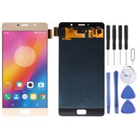 LCD-scherm en digitizer volledige assemblage voor Lenovo Vibe P2 P2c72 P2a42 (Goud)