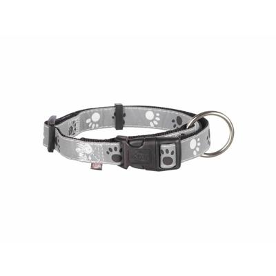 Hondenhalsband Trixie Silver Reflect Zwart Grijs XS/S 22-35 cm
