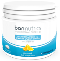 Metagenics Barinutrics Calciumcitraat Kauwtabletten